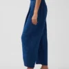 Pantalones cómodos de denim de gasa de algodón
