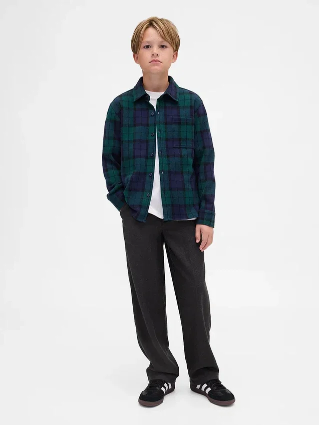 Pantalones cómodos de sarga para niños