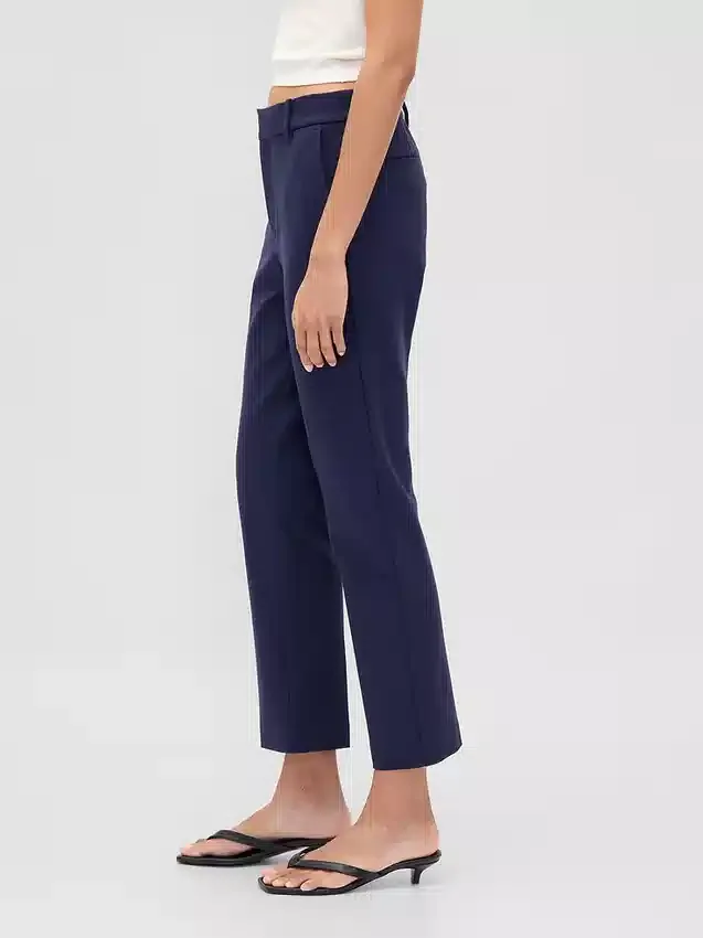 Pantalones cortos ajustados de doble tejido y cintura alta