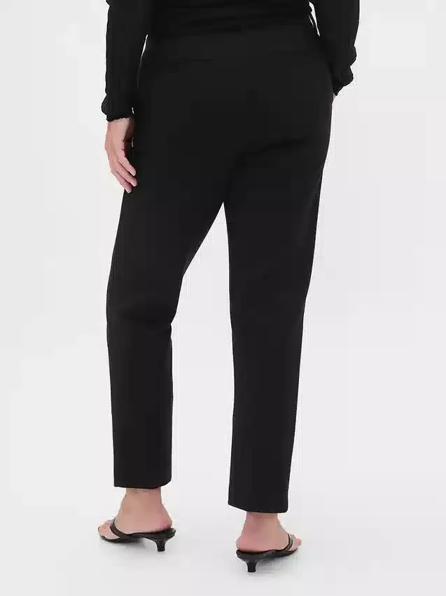 Pantalones cortos ajustados de doble tejido y cintura alta