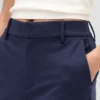 Pantalones cortos ajustados de doble tejido y cintura alta