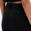 Pantalones cortos ajustados de doble tejido y cintura alta