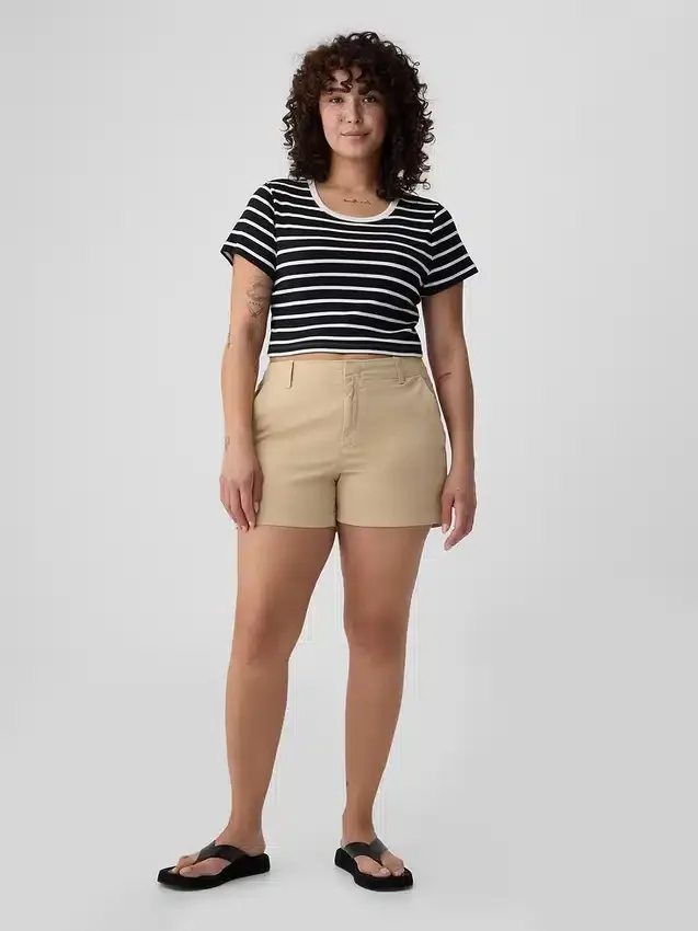 Pantalones cortos caqui «Downtown» de 4"