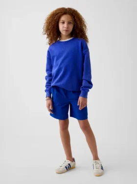 Pantalones cortos cargo infantiles holgados de secado rápido