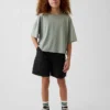 Pantalones cortos cargo infantiles holgados de secado rápido