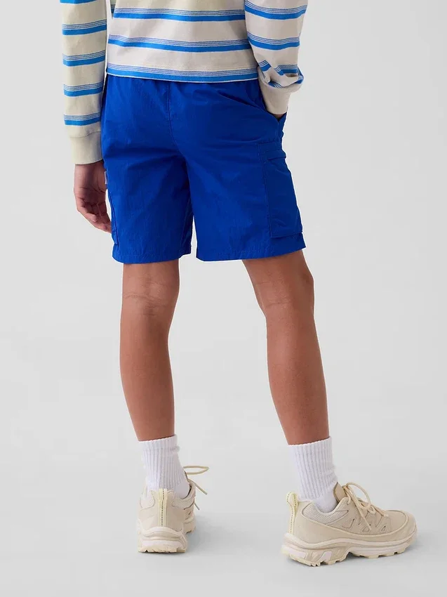 Pantalones cortos cargo infantiles holgados de secado rápido