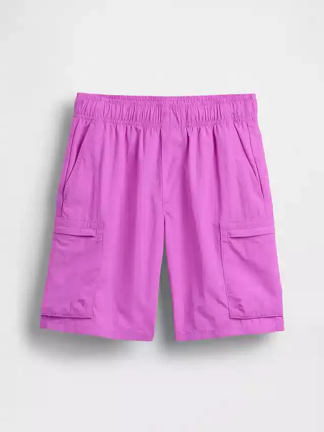 Pantalones cortos cargo infantiles holgados de secado rápido