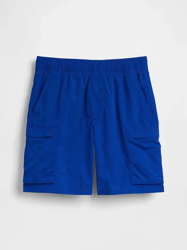 Pantalones cortos cargo infantiles holgados de secado rápido
