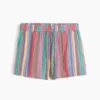 Pantalones cortos cómodos de gasa de algodón de talle medio (4")