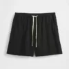 Pantalones cortos cómodos de mezcla de lino de 6"