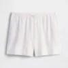 Pantalones cortos cómodos de mezcla de lino de 6"