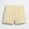 Pantalones cortos cómodos de mezcla de lino de 6"