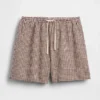 Pantalones cortos cómodos de mezcla de lino de 6"