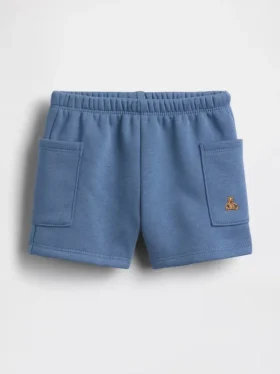 Pantalones cortos con bolsillos y cintura elástica Vintagesoft para bebé