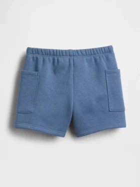Pantalones cortos con bolsillos y cintura elástica Vintagesoft para bebé