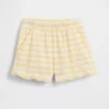 Pantalones cortos con volantes, fáciles de poner y combinables, para bebés y niños pequeños