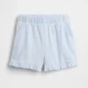 Pantalones cortos con volantes, fáciles de poner y combinables, para bebés y niños pequeños