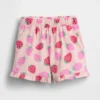 Pantalones cortos con volantes, fáciles de poner y combinables, para bebés y niños pequeños