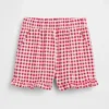 Pantalones cortos con volantes, fáciles de poner y combinables, para bebés y niños pequeños
