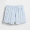 Pantalones cortos con volantes, fáciles de poner y combinables, para bebés y niños pequeños