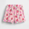 Pantalones cortos con volantes, fáciles de poner y combinables, para bebés y niños pequeños