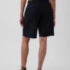 Pantalones cortos de 9" de talle bajo en mezcla de lino