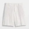 Pantalones cortos de 9" de talle bajo en mezcla de lino