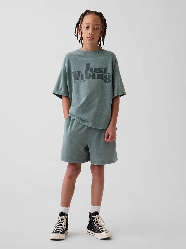 Pantalones cortos de algodón grueso para niños