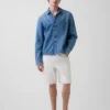 Pantalones cortos de carpintero de denim holgados de 9"