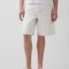 Pantalones cortos de carpintero de denim holgados de 9"