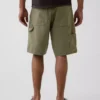 Pantalones cortos de carpintero de denim holgados de 9"