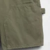 Pantalones cortos de carpintero de denim holgados de 9"