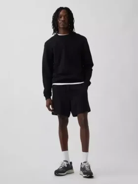 Pantalones cortos de chándal de felpa francesa de gran gramaje para adultos