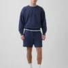 Pantalones cortos de chándal de felpa francesa de gran gramaje para adultos