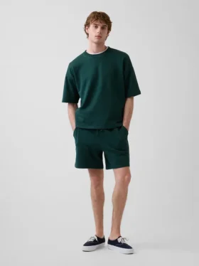 Pantalones cortos de chándal de felpa francesa de gran gramaje para adultos