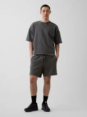 Pantalones cortos de chándal de felpa francesa de gran gramaje para adultos