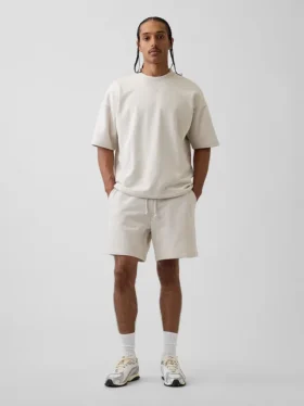 Pantalones cortos de chándal de felpa francesa de gran gramaje para adultos