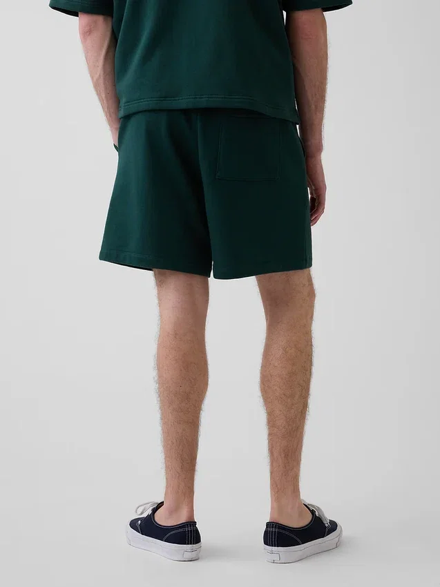Pantalones cortos de chándal de felpa francesa de gran gramaje para adultos