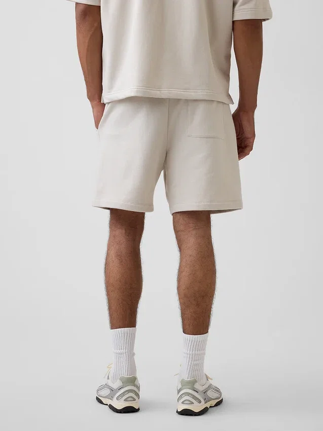 Pantalones cortos de chándal de felpa francesa de gran gramaje para adultos