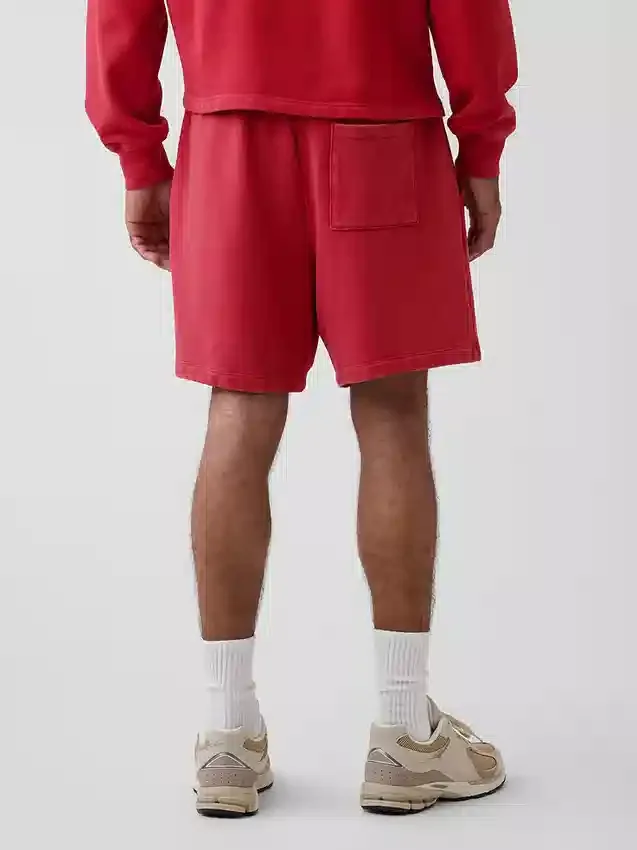 Pantalones cortos de chándal de felpa francesa de gran gramaje para adultos