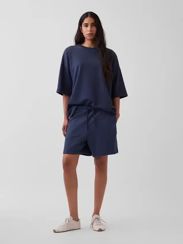 Pantalones cortos de chándal de felpa francesa de gran gramaje para adultos