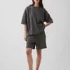 Pantalones cortos de chándal de felpa francesa de gran gramaje para adultos