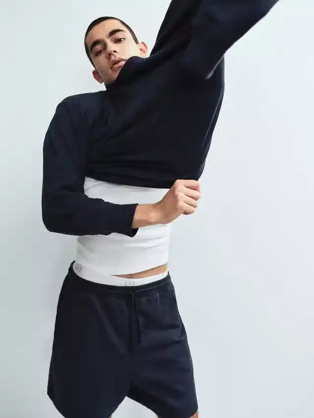 Pantalones cortos de chándal de felpa francesa de gran gramaje para adultos