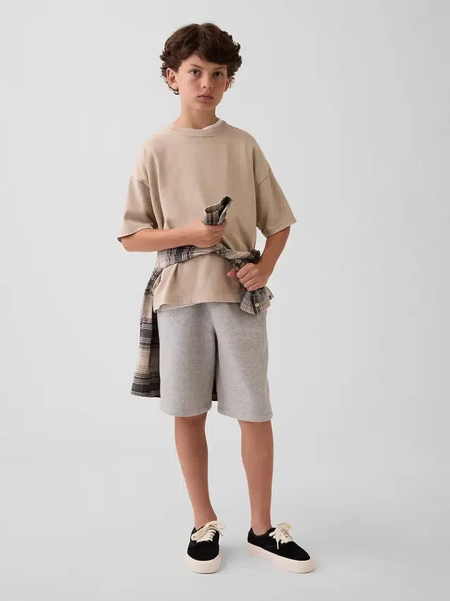 Pantalones cortos de chándal holgados Vintagesoft para niños