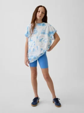 Pantalones cortos de ciclista con vuelta para niños