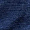 Pantalones cortos de denim de gasa de algodón para niños con volantes