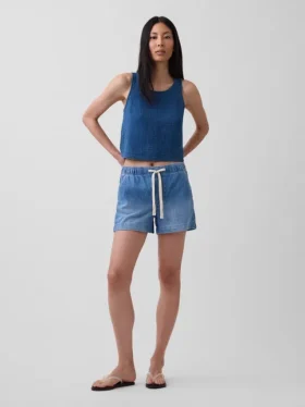Pantalones cortos de denim «Easy» de 4"