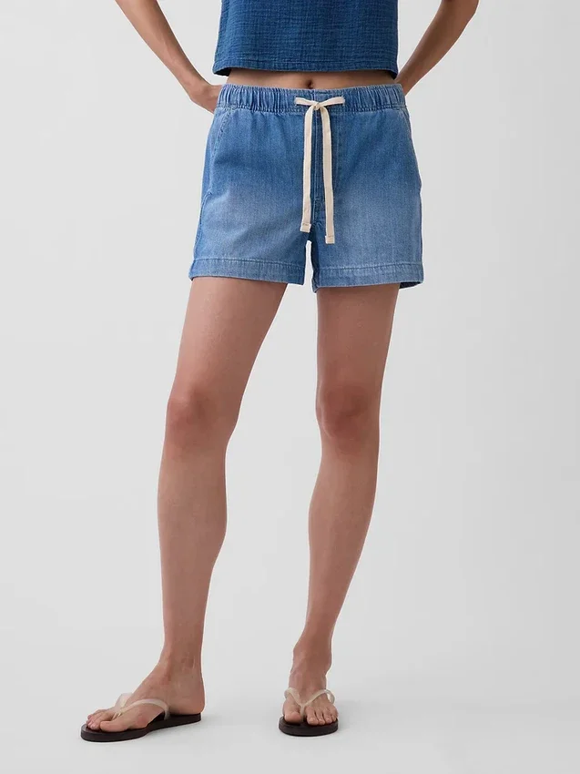 Pantalones cortos de denim «Easy» de 4"