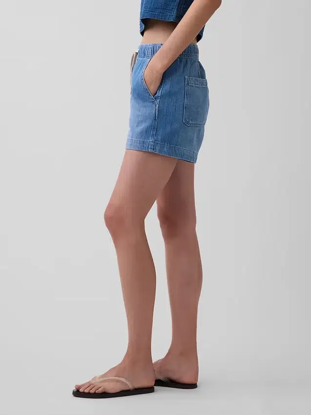 Pantalones cortos de denim «Easy» de 4"