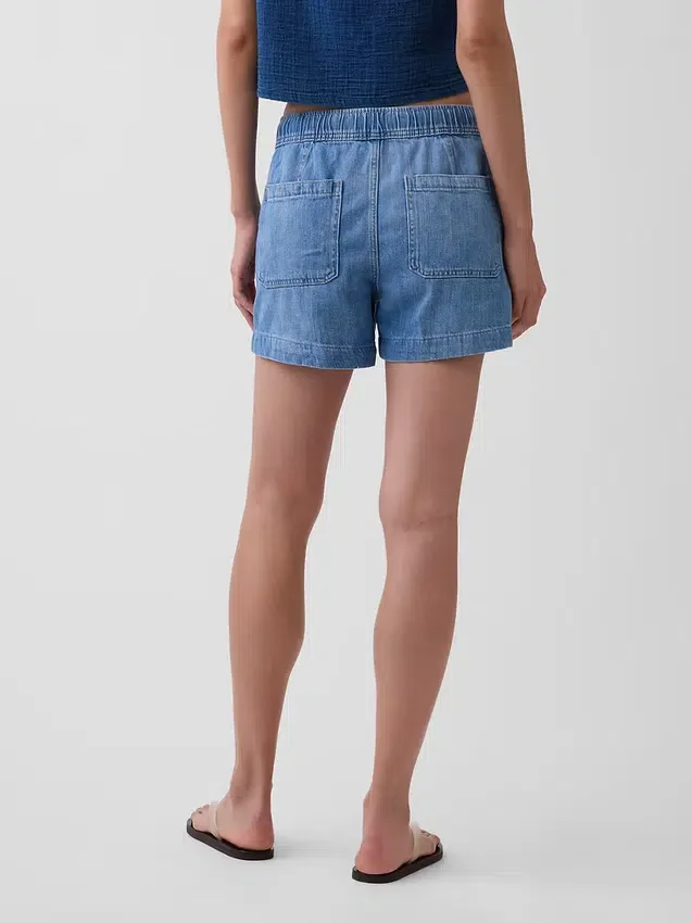 Pantalones cortos de denim «Easy» de 4"